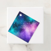 Kleurrijke Galaxy Art Gift Labels (In situ)