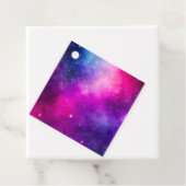 Kleurrijke Galaxy Art Gift Labels (In situ)