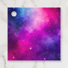 Kleurrijke Galaxy Art Gift Labels