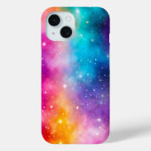 Kleurrijke Galaxy Art iPhone Case (Achterkant)