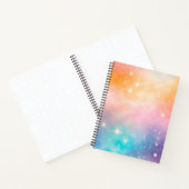 Kleurrijke Galaxy Art Spiral Notitieboek (Binnen)