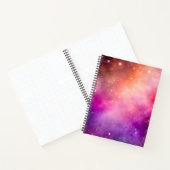 Kleurrijke Galaxy Art Spiral Notitieboek (Binnen)