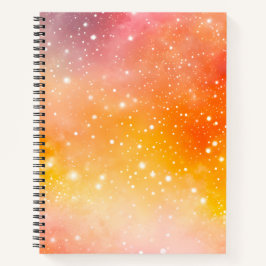 Kleurrijke Galaxy Art Spiral Notitieboek