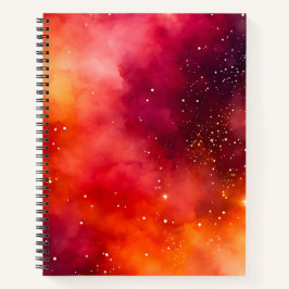 Kleurrijke Galaxy Art Spiral Notitieboek