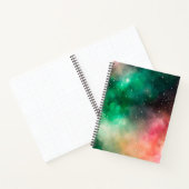 Kleurrijke Galaxy Art Spiral Notitieboek (Binnen)