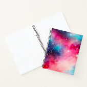 Kleurrijke Galaxy Art Spiral Notitieboek (Binnen)