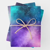 Kleurrijke Galaxy Art Wrapping Paper Sheets