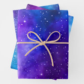 Kleurrijke Galaxy Art Wrapping Paper Sheets