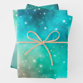 Kleurrijke Galaxy Art Wrapping Paper Sheets