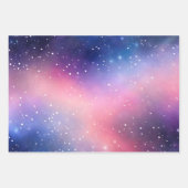 Kleurrijke Galaxy Art Wrapping Paper Sheets (Voorkant 3)