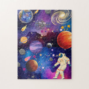 Kleurrijke Galaxy Avontuur Ruimte Puzzel voor Kind