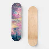 Kleurrijke galaxy Nebula Waterverf schilderen Persoonlijk Skateboard (Voorkant)