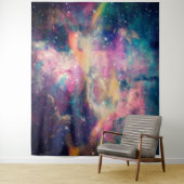 Kleurrijke galaxy Nebula Waterverf schilderen Wandkleed (In situ)
