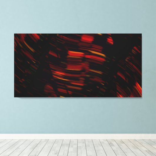 Kleurrijke Galaxy Painting Art - Verpakt canvas (Insitu (Houten vloer))