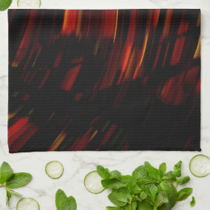 Kleurrijke galaxy Schilderkunst Keukenhanddoek