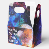 Kleurrijke galaxy Schilting Kinder Koel Birthday P Bedankdoosjes (Geopend)