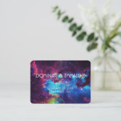 Kleurrijke Galaxy trouwplaats kaarten Plaatskaartje (Staand voorkant)