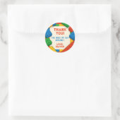 Kleurrijke Game Building Blocks Dank u Label (Tas)