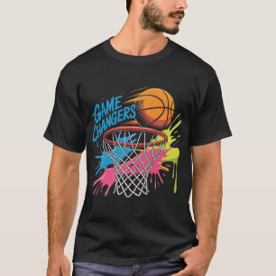 Kleurrijke Game Changers Basketball Tie Dye Color T-shirt