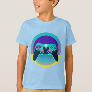 Kleurrijke Gamecontroller T-shirt