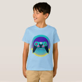 Kleurrijke Gamecontroller T-shirt (Voorkant volledig)