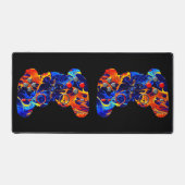 KLEURRIJKE GAMER CONTROLLER ABSTRACTE GAMER CONSOL BUREAUMAT (Voorkant)