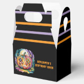 Kleurrijke Gamer Pumpkin Halloween Bash Bedankdoosjes (Geopend)