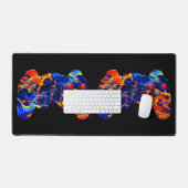 KLEURRIJKE GAMING CONTROLLER ABSTRACTE GAMER CONSO BUREAUMAT (Keyboard & Muis)