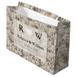 Kleurrijke Gardenias Bloem Vintage Bruiloft Groot Cadeauzakje
