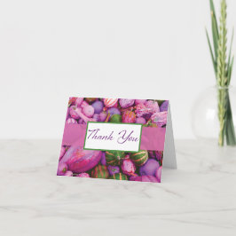  kleurrijke gastronomie Dank je Bedankkaart