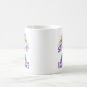 Kleurrijke Gay Pride Straight, maar niet haten Koffiemok (Center)