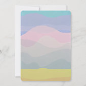 Kleurrijke Gay Wedding Uitnodiging met Petten (Achterkant)