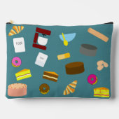 Kleurrijke gebakken goederen en bakken accessoirez etui (Voorkant)