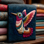 Kleurrijke geborduurde kolibriepatroon Sokken