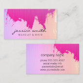 Kleurrijke Geborsteld (Glamour) Visitekaartje (Voorkant / Achterkant)
