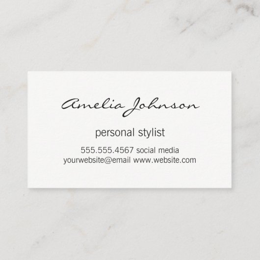 Kleurrijke geborsteld (groen roze) visitekaartje (Achterkant)