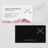 Kleurrijke Geborstelde Textuur professionele styli Visitekaartje (Voorkant / Achterkant)