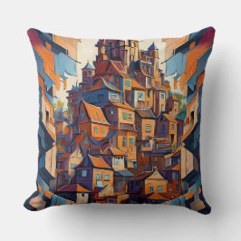Kleurrijke gebouwen kussen