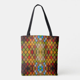 Kleurrijke Gebrandschilderde Bijbelstudie  Tote Bag