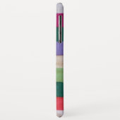 Kleurrijke gebreide patchwork vierkanten leuk  Case-Mate iPhone case (Achterkant/links)