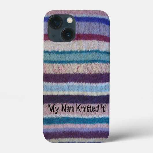 kleurrijke gebreide strepen  leuk Case-Mate iPhone case (Achterkant)