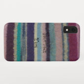 kleurrijke gebreide strepen,  plezier Case-Mate iPhone case (Achterkant (horizontaal))
