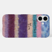 kleurrijke gebreide strepen,  plezier Case-Mate iPhone case (Achterkant (horizontaal))