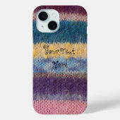kleurrijke gebreide strepen,  stijlvol design Case-Mate iPhone case (Achterkant)