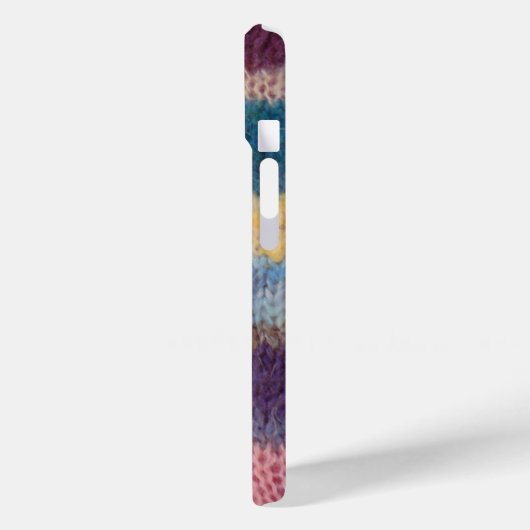 kleurrijke gebreide strepen,  stijlvol design Case-Mate iPhone case (Achterkant / Links)