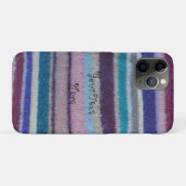 kleurrijke gebreide strepen, stijlvol design Case-Mate iPhone case (Achterkant (horizontaal))