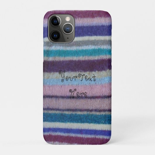 kleurrijke gebreide strepen, stijlvol design Case-Mate iPhone case (Achterkant)
