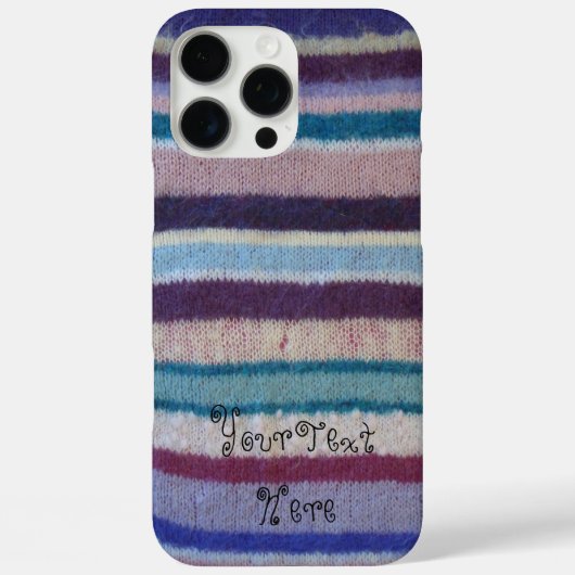 kleurrijke gebreide strepen,  stijlvol design Case-Mate iPhone case (Achterkant)