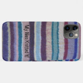 kleurrijke gebreide strepen, uniek  plezier Case-Mate iPhone case (Achterkant (horizontaal))