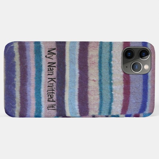 kleurrijke gebreide strepen, uniek plezier Case-Mate iPhone case (Achterkant (horizontaal))